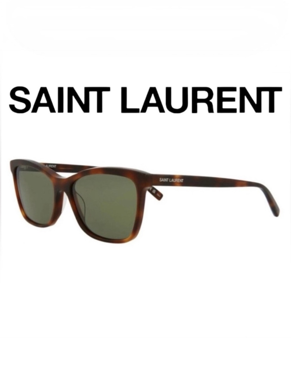 SAINT LAURENT SL 502 003 Havana Brown Sunglasses Full Set NWT